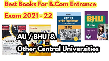Best Book for B.Com Entrance Exam | BHU / Allahabad University Bcom Entrance Book |