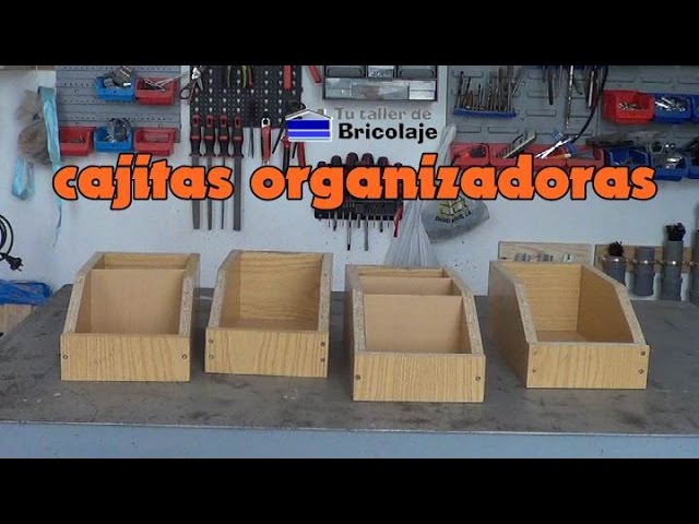 Sobrio Abigarrado perdí mi camino Cómo hacer unas cajitas de madera para organizar - YouTube