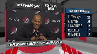 Chauncey Billups PostGame Interview | Minnesota Timberwolves vs Portland Trail Blazers