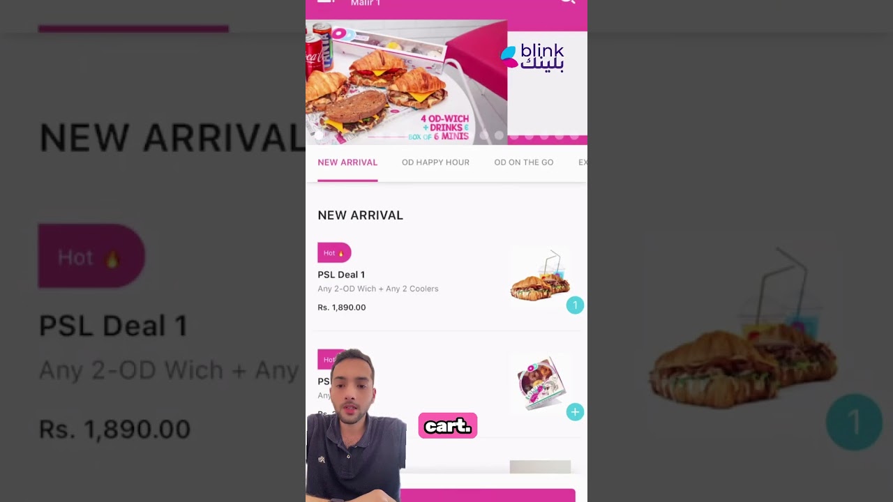 Use Blink's Pre Order Feature this 