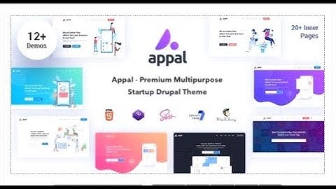Appal - Multipurpose Startup & Landing Page Theme for Drupal | Themeforest Templates
