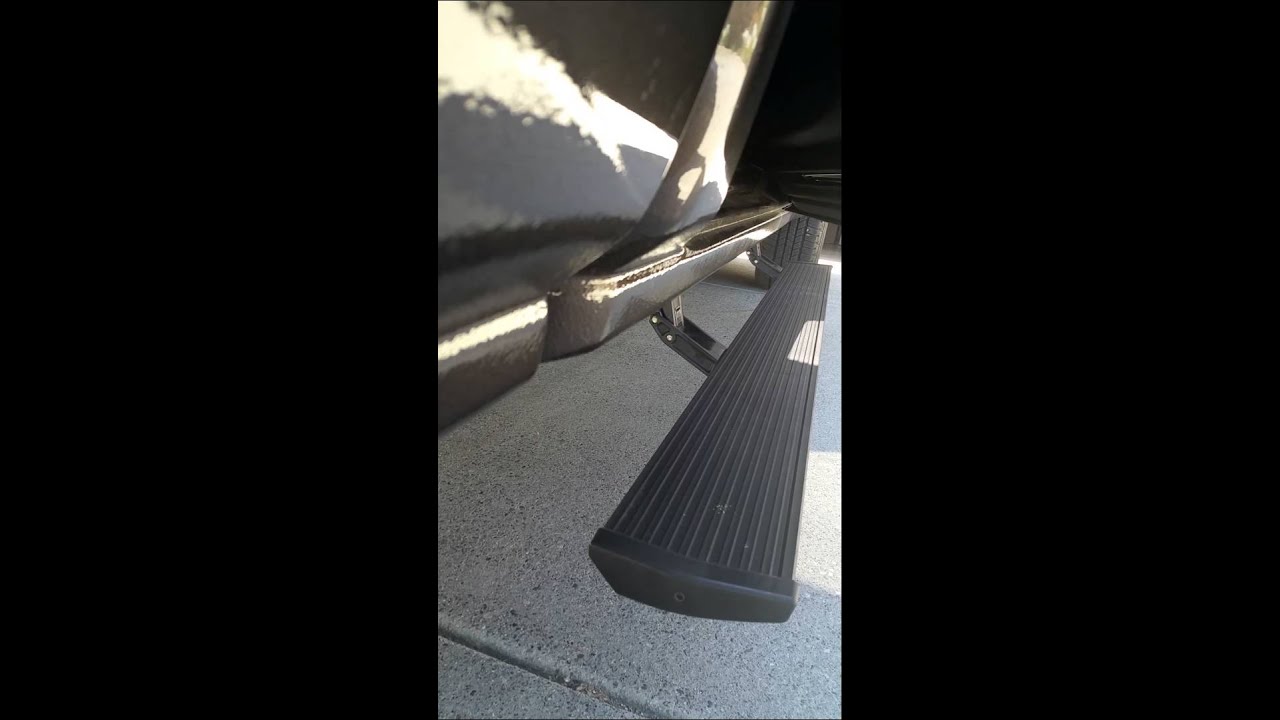 Amp Research Power Steps 2015 Chevy Silverado Z71 - YouTube