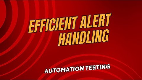 Efficient Alert Handling with Playwright