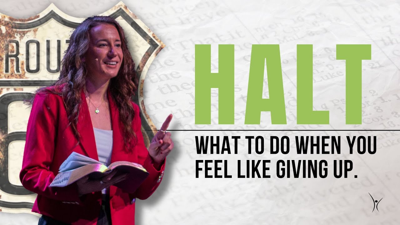 HALT: What To Do When You Feel Like Giving Up. - YouTube