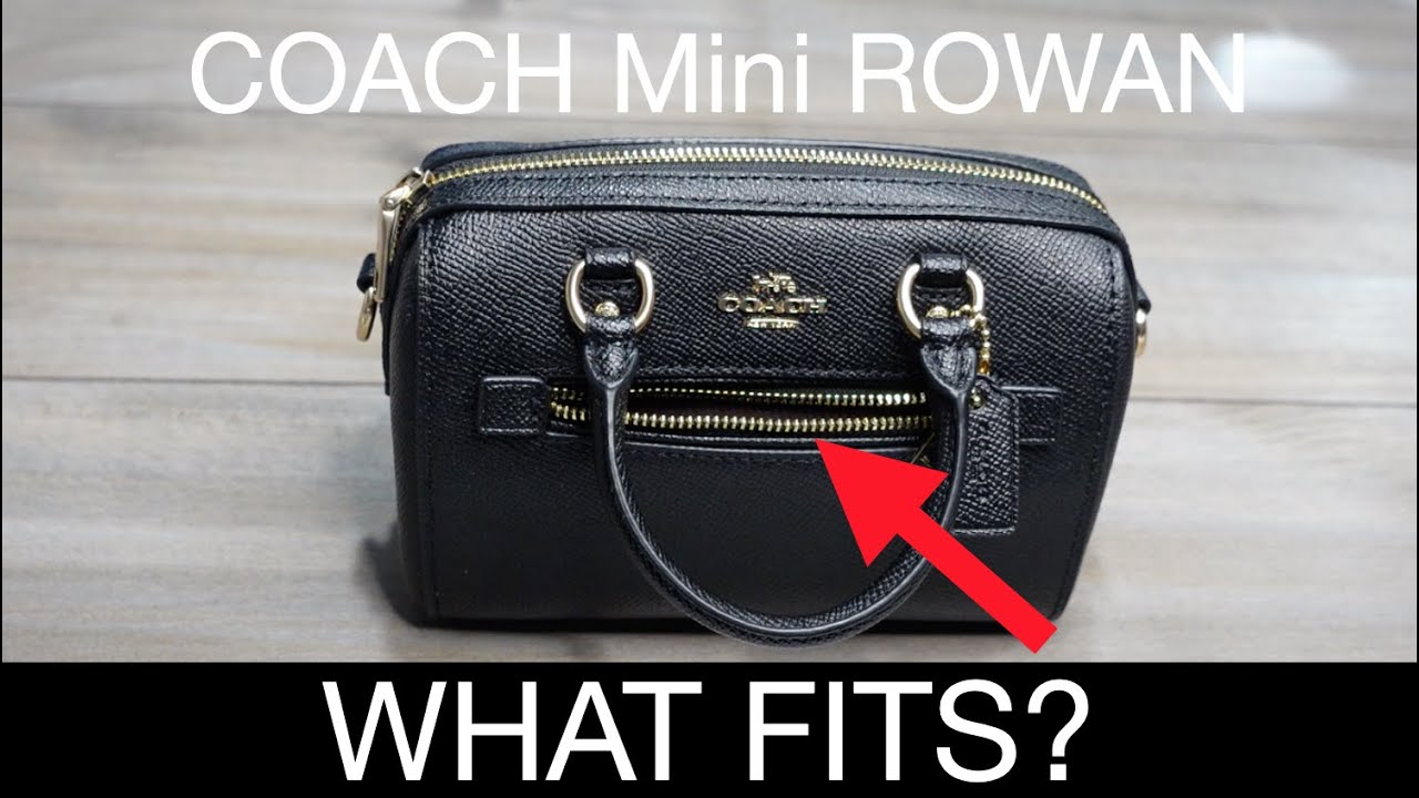 Coach Mini Rowan Review: What Fits? 