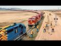Biggest Train Collisions and Mistakes Caught On Camera !