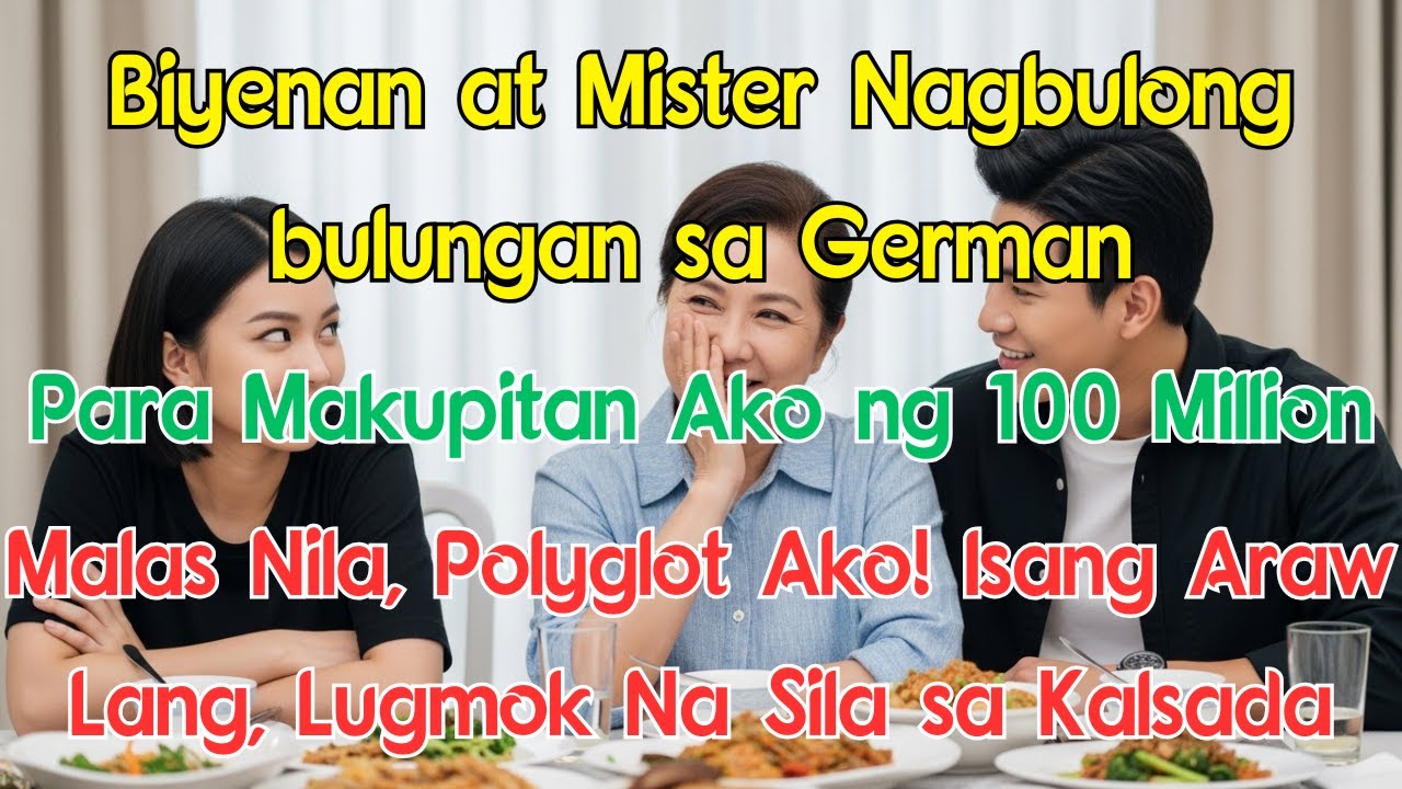 Biyenan at Mister Nagbulong-bulungan sa German Para Makupitan Ako ng 100 Million… Malas Nila