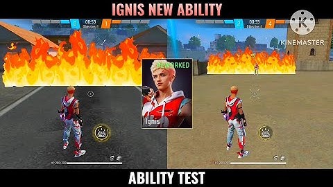 IGNIS NEW ABILITY TEST | OB48 UPDATE FF MAX | FF IGNIS ABILITY TEST | IGNIS ABILITY TEST.