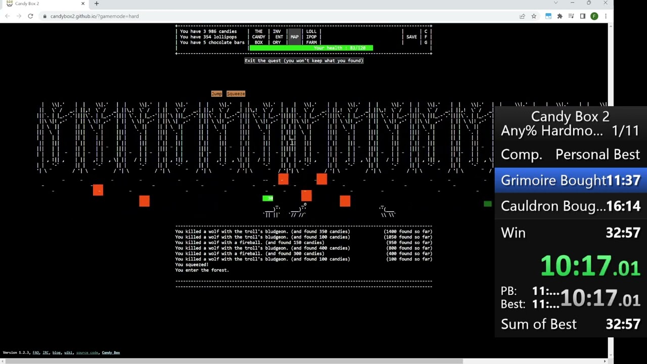 Candy Box 2 Speedrun Hardmode in 16:45 [World Record]