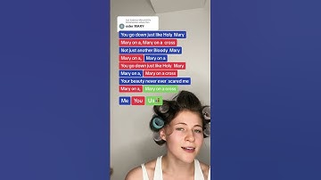 Thumbnail of Mary on a cross - ghost 🎤 Ig: theshanaofficial #karaoke #maryonacross #karaoke #lyrics