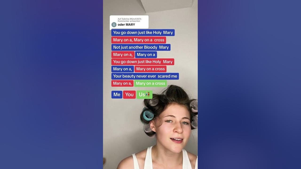 Mary on a cross - ghost 🎤 Ig: theshanaofficial #karaoke #maryonacross #karaoke #lyrics