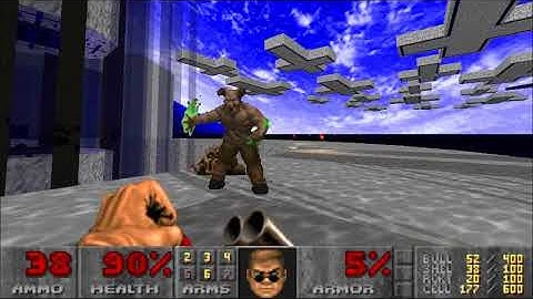 Doom 2 NoMonochrome Level 7 UV Max in 40:24 (Commentary)