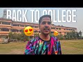 I went back to my college 