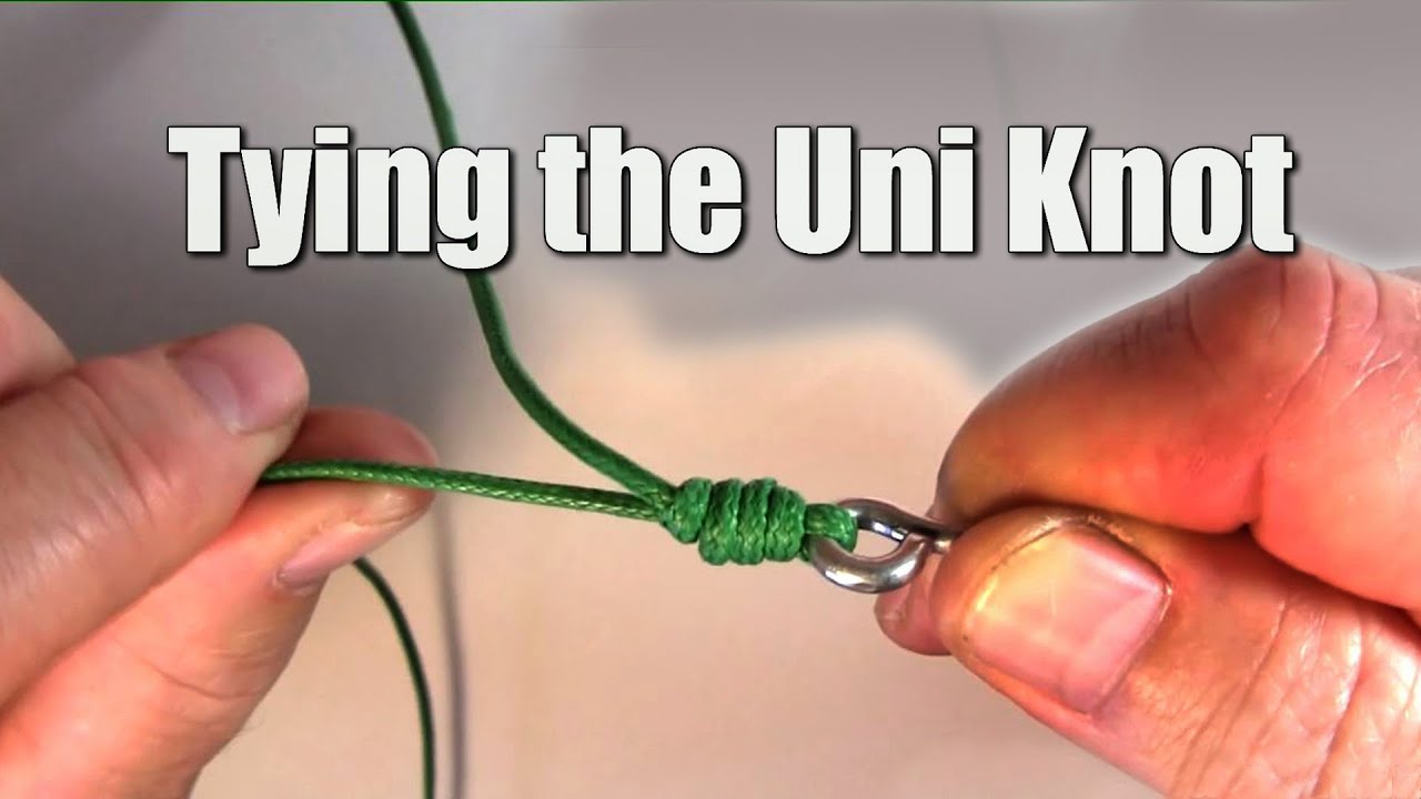 Uni Knot - How to Tie - Used to tie on hooks, lures and join lines