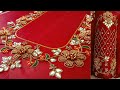 Bridal aari work blouse design / Grand bridal blouse design