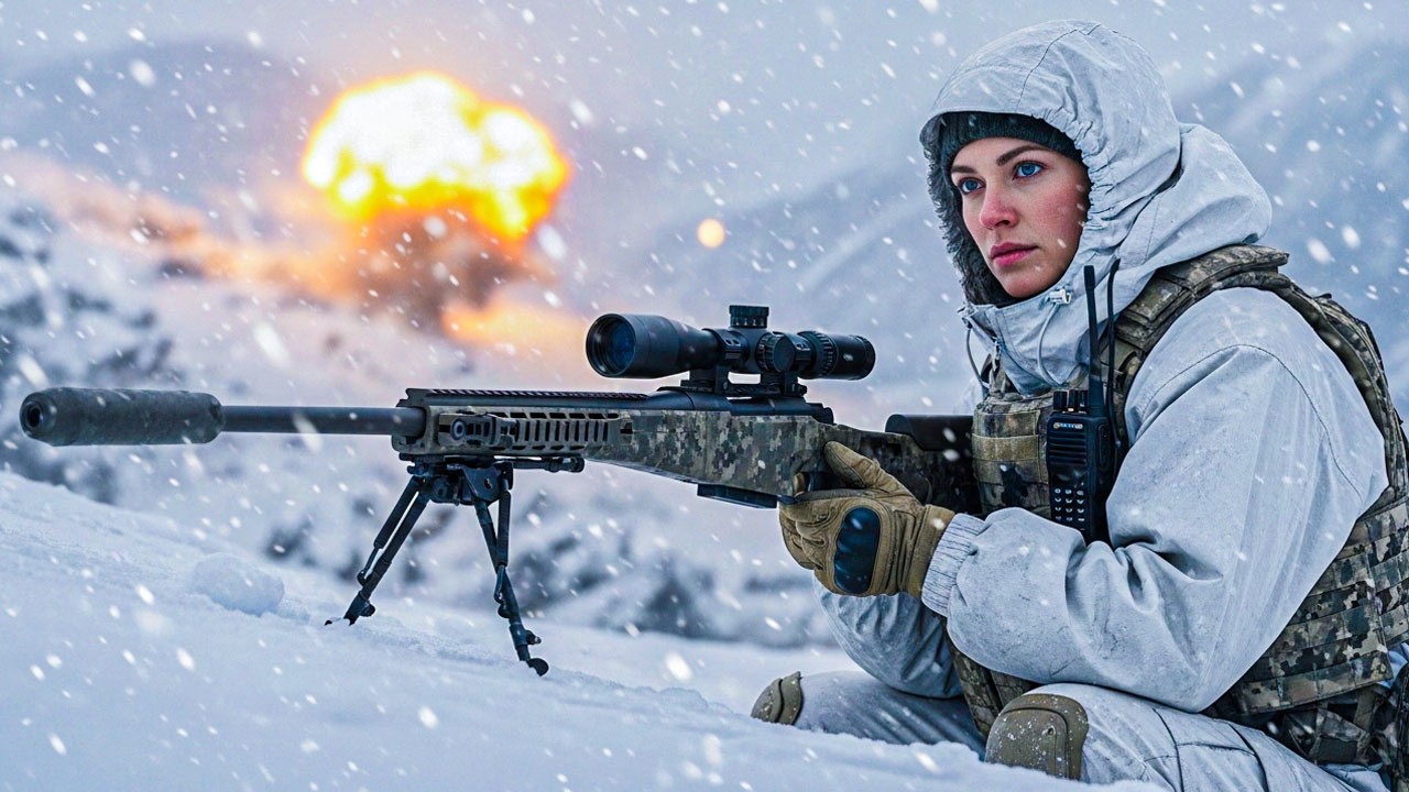 Забытая позиция. Невероятный выстрел одинокой женщины-снайпера в метели изменил ход событий.