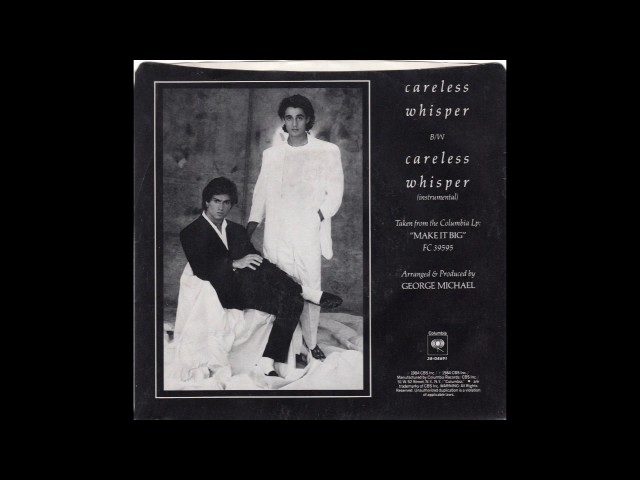 Wham – “Careless Whisper” (instrumental) (Columbia) 1984