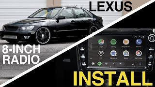2001 Lexus IS300 Radio Install & Dash Removal  Stinger Elev8, 8inch Touchscreen