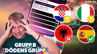 GRUPP B I FOTBOLLS-EM 2024 » SÅ SLUTAR DÖDENS GRUPP? ☠️