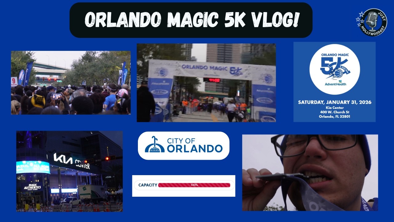 Orlando Magic 5k Run VLOG 01/31/26