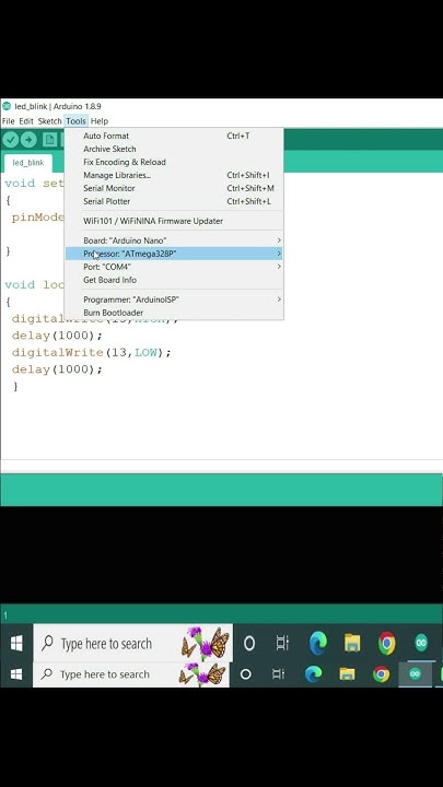 how to upload code in Arduino nano #arduino #arduinoproject - YouTube