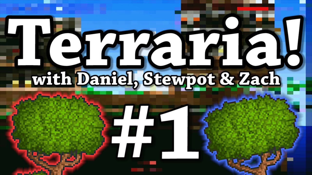 Terraria! Ep 1: Swimming is Difficult - Terraria! Ep 1: Swimming is Difficult