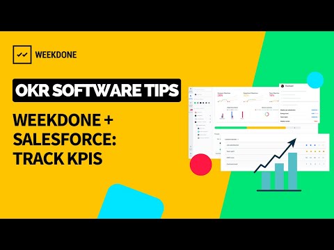 Salesforce + Weekdone OKR Tracking: Auto-update KPIs