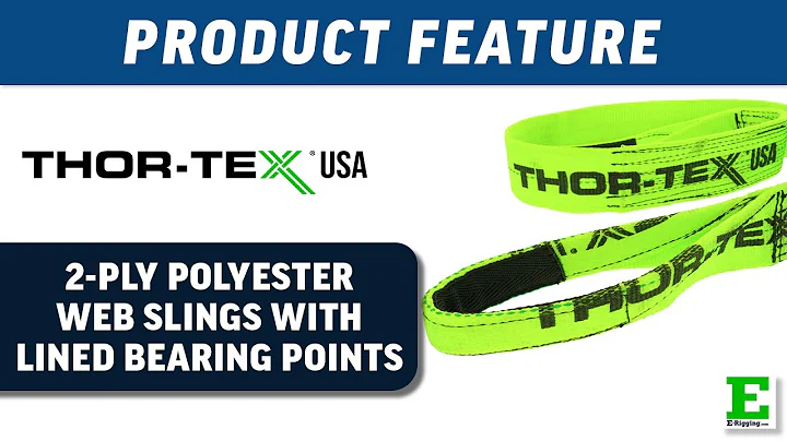 THOR-TEX 2-Ply Web Slings Lined Bearing Points | E-Rigging Products