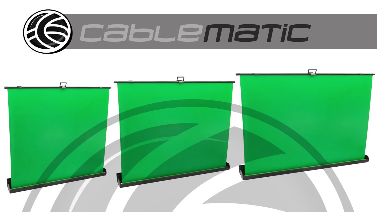 Pantalla chroma key extensible. Fondo verde plegable para fotografía y  vídeo 210x200cm - Cablematic