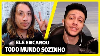 ELE BATALHOU CONTRA UM SERVIDOR INTEIRO SOZINHO | Bruno rataque | REACT DO MORENO