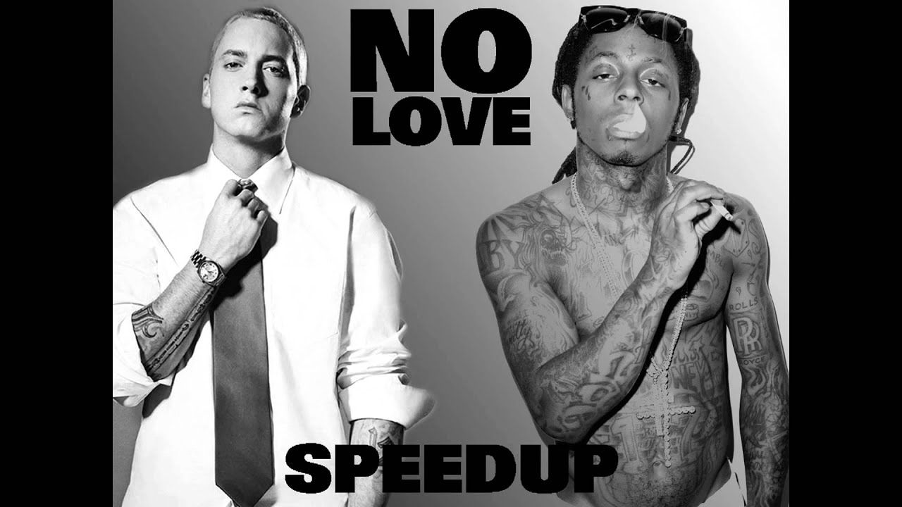 Eminem no love. Эминем СПИД ап. Eminem Speed up. Eminem no Love альбом.