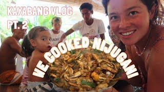 We Cooked NIJUGAN (crab with young coconut meat)! Kayabang Vlog part 2