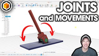 Getting Started with Fusion 360 Part 6  JOINTS AND MOVEMENT!