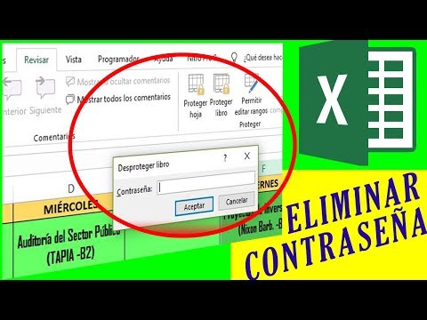 Video: Cómo Quitar La Contraseña De Excel