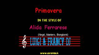 Alida Ferrarese - Primavera  "Sincro (L&F) Karaoke"