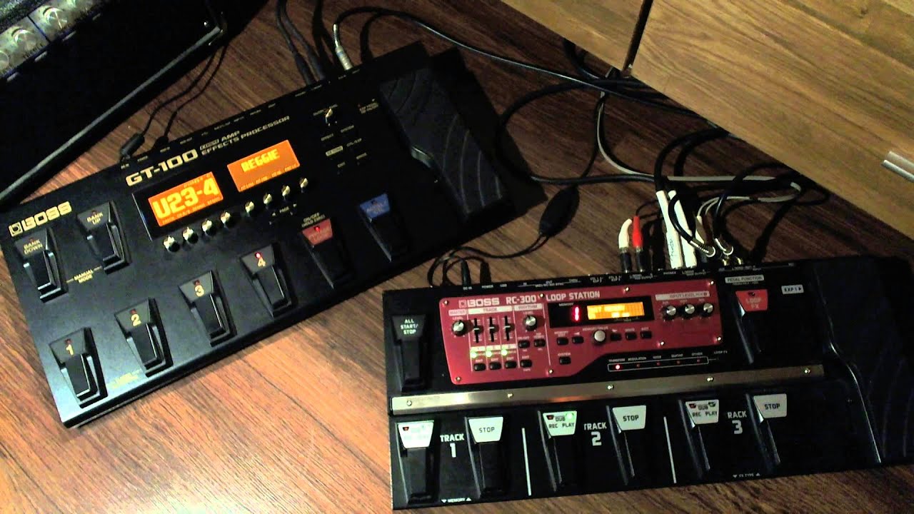 BOSS RC-300 LOOP STATION - YouTube