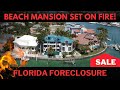 Foreclosed abandoned oceanfront mansion for sale in florida with 8300 sqft