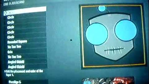 Black Ops Emblem Tutorial - Gir (Invader Zim)