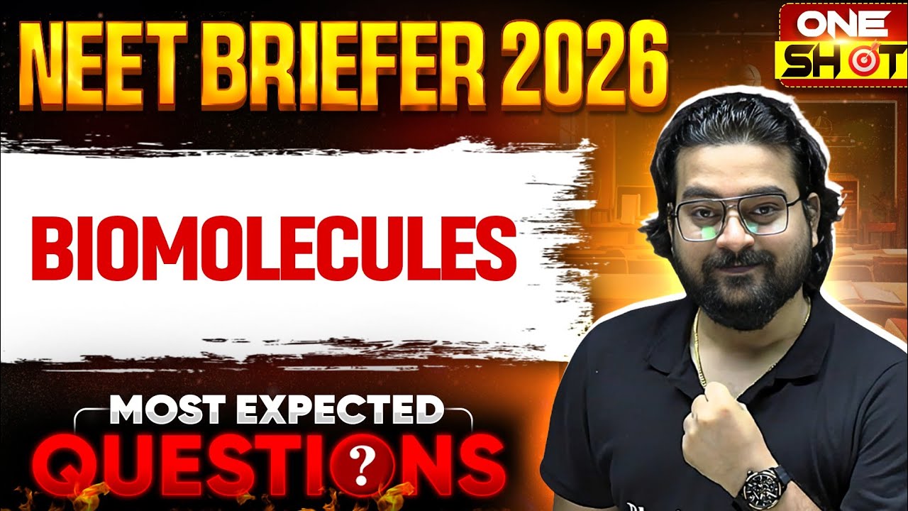 Biomolecules in 1 Shot || Most Expected Questions || NEET Chemistry ...