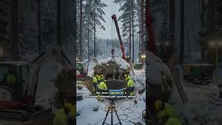 Secret Underground Hatch...!! #underground #bunker #engineering #contructions #aishorts