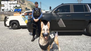 GTA 5 LSPDFR | New Jersey State Police | K-9 Unit ( #LSPDFR ) NVE