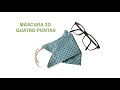 MASCARA 3D DE QUATRO PONTAS - NÃO EMBAÇA OS ÓCULOS