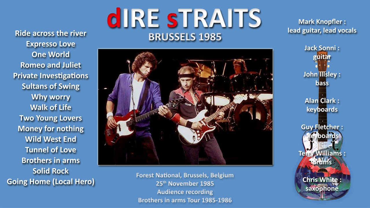 dire straits 1985 tour dates