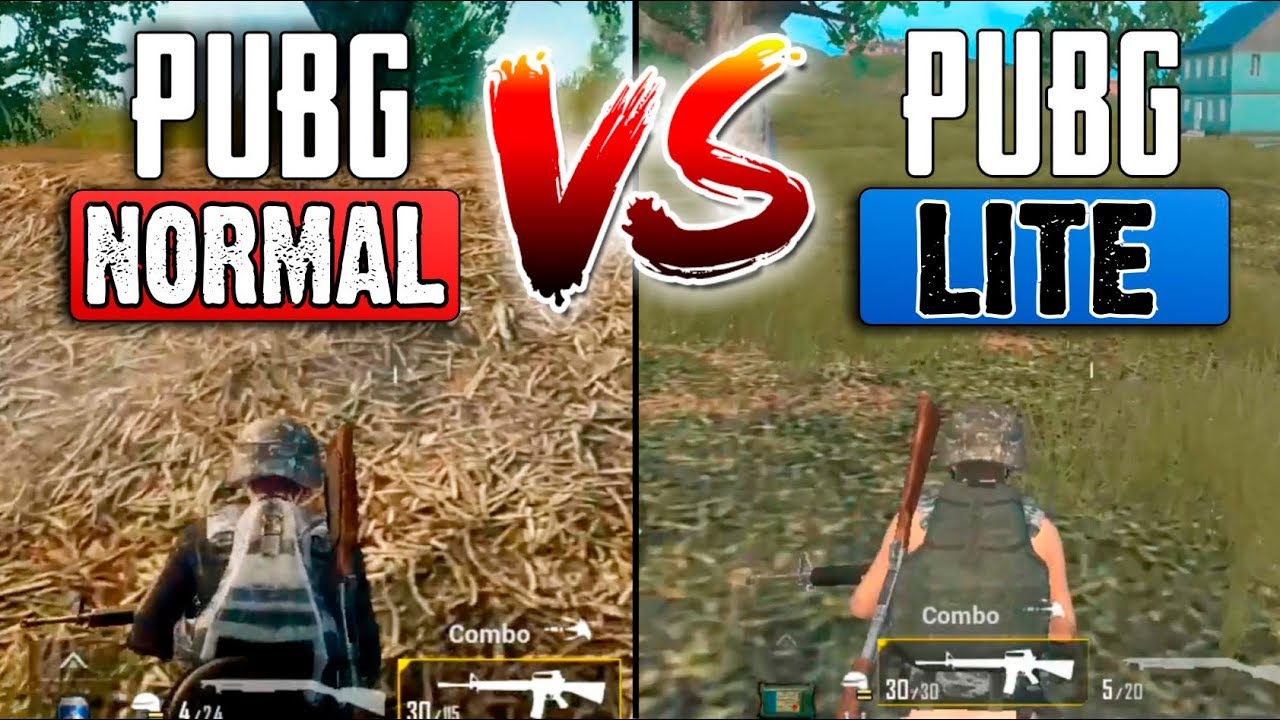 PUBG LITE vs PUBG NORMAL See the Differences - 