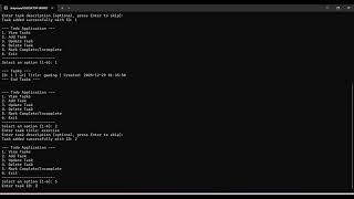 phase1 console todo app