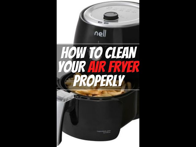 How To Clean Your Air Fryer Properly!! #Shorts #keto class=