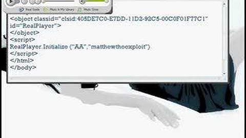 Realplayer 10.5 buffer overflow exploit