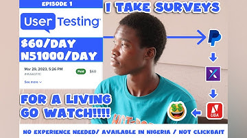 How I make money Online Using USERTESTING in Nigeria | Full Tutorial Part1