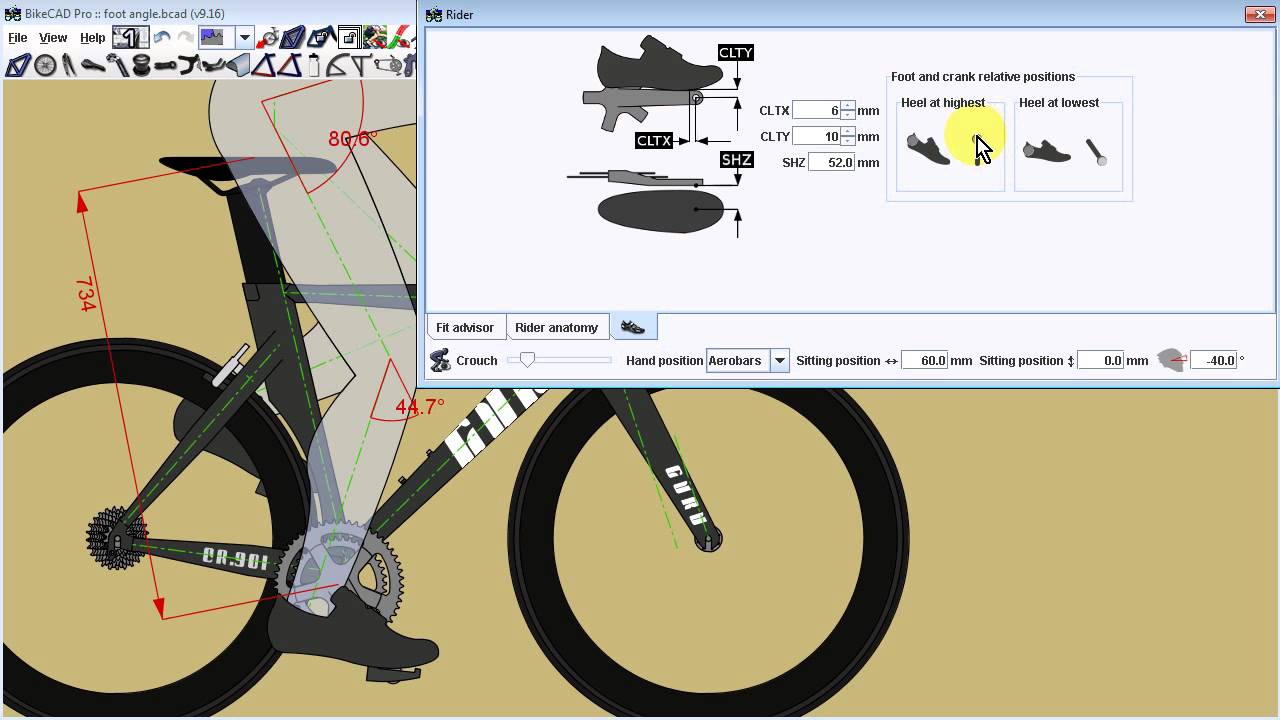 Modeling Foot Position Through The Pedal Stroke In Bikecad Pro intended for Cycling Tips Pedal Stroke