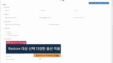 IBM Spectrum Protect Suite -  VMware Restore